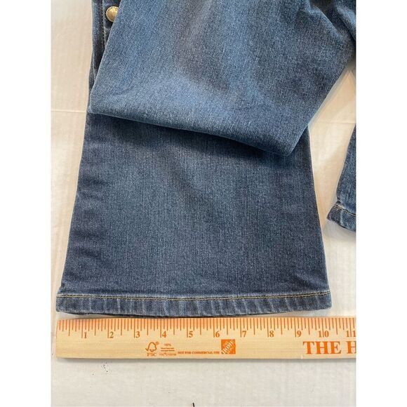 Vintage Ralph Lauren Polo Jeans Womens  Snap Legs Jeans Bootcut Flare Size 10 A7 - Picture 10 of 11